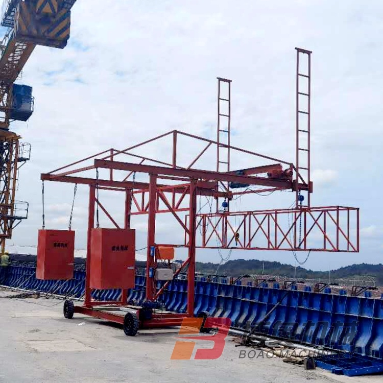 橋梁防撞(zhuàng)牆模闆台(tai)車