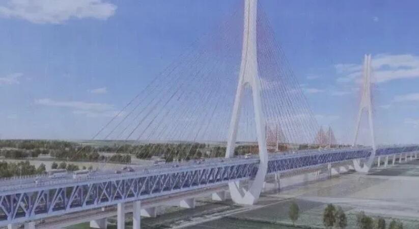 濟南黃河(hé)大橋複線首樁(zhuang)開鑽