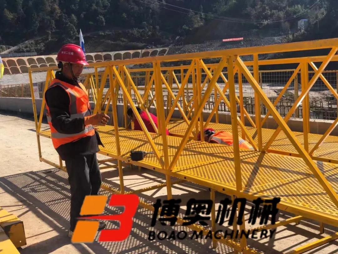 橋梁施(shī)工吊籃(lán)設備安(an)全實惠(hui)更實用(yòng)