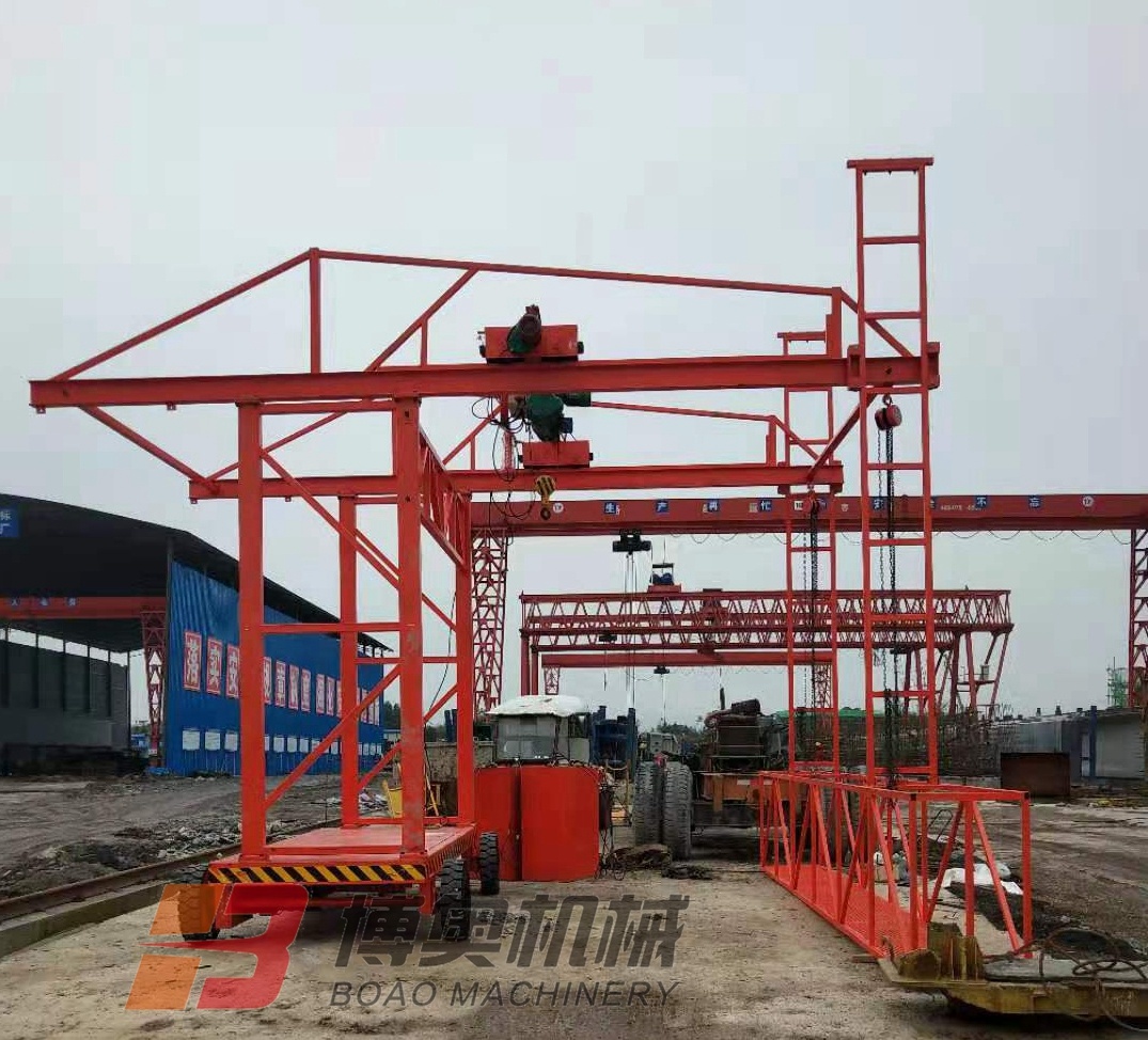 新型(xing)橋梁防撞(zhuang)牆模闆施(shī)工台車