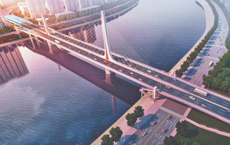 麻柳壩(bà)大橋市(shì)中區段(duàn)樁基打(dǎ)樁完成(cheng)